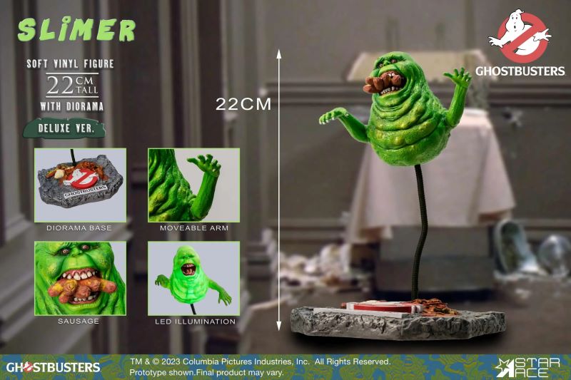 Ghostbusters Slimer Deluxe Version 1/8 Soft Vinyl Figure - Click Image to Close