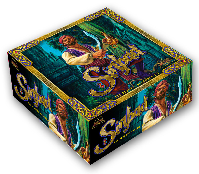 Sinbad The Sailor Plastic Model Kit by Monarch Models - Click Image to Close