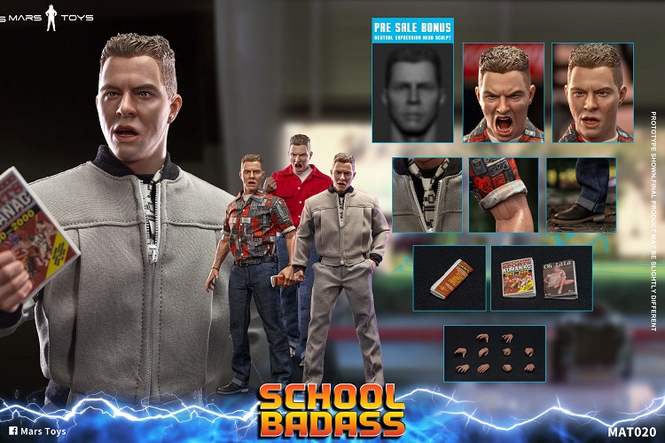 Biff School Badass 1/6 Scale 12" Action Figure Mars Toys - Click Image to Close