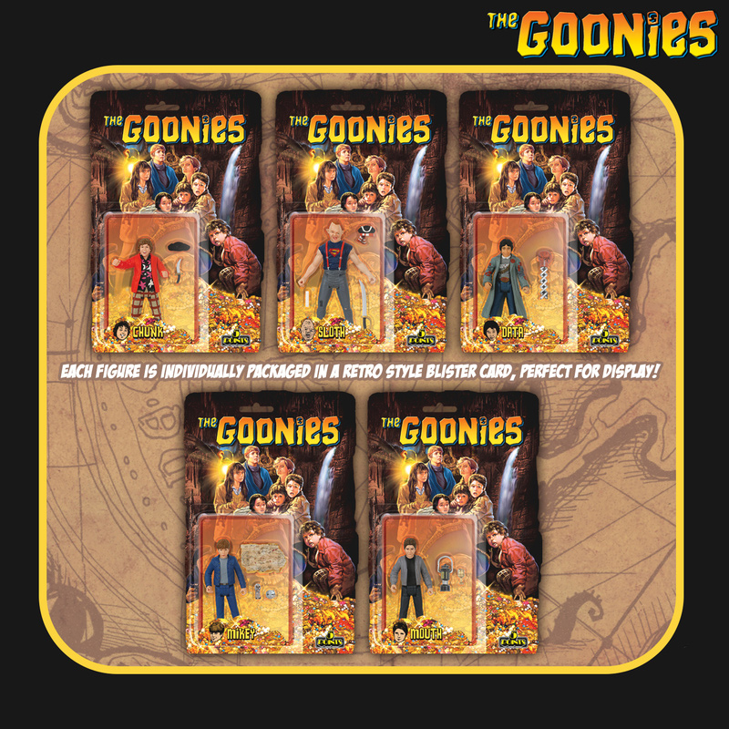 Goonies 3.75 Inch Action Figure Collection 5 Pieces - Click Image to Close