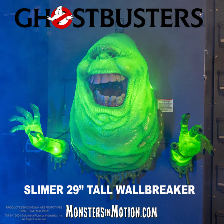 Ghostbusters 1984 Slimer 29" Tall Wallbreaker Prop - Click Image to Close