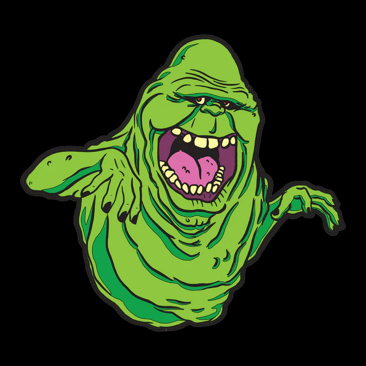 Ghostbusters 1984 Slimer Glow In The Dark Enamel Pin - Click Image to Close