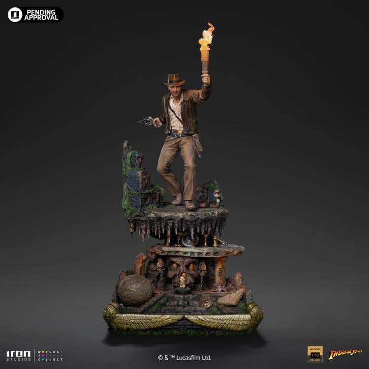 Indiana Jones Deluxe Limited Edition 1:10 Art Scale Statue - Click Image to Close