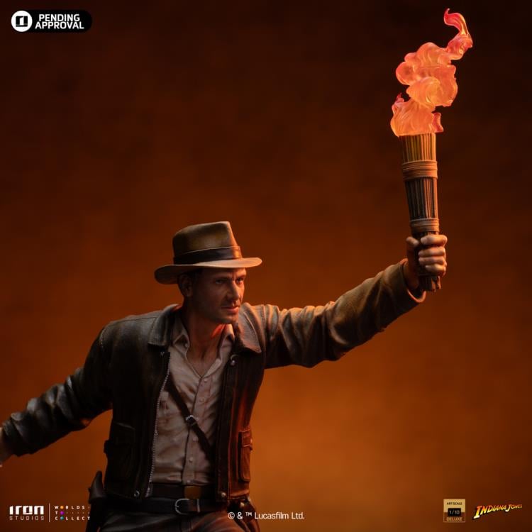 Indiana Jones Deluxe Limited Edition 1:10 Art Scale Statue - Click Image to Close