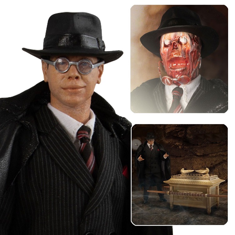 Indiana Jones: Raiders of the Lost Ark - Major Toht 1/12 Scale Deluxe Boxed Set - Click Image to Close