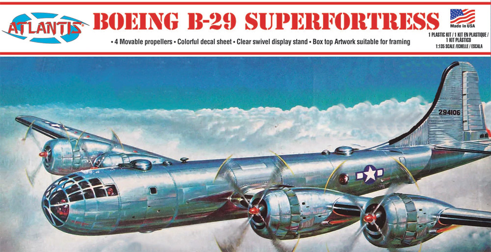 Boeing B-29 Superfortress 1/120 Scale Model Kit With Swivel Stand By ...