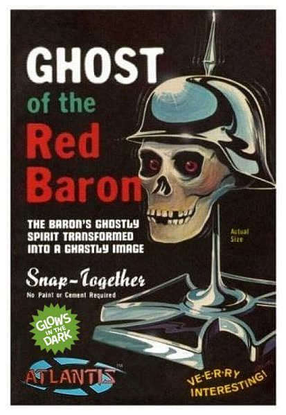 Ghost Of The Red Baron GLOW EDITION Tom Daniels Monogram Model Kit Re-issue by Atlantis
