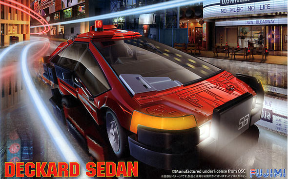 Blade Runner Deckard Sedan Car 1/24 Scale Model Kit by Fijima - Click Image to Close