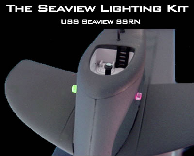 Voyage to the Bottom of the Sea Seaview T.V. 39" Lighting Kit - Click Image to Close