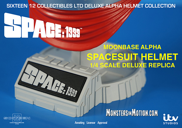 Space: 1999 LTD Koenig Alpha Moonbase Space Helmet 1/4 Scale 