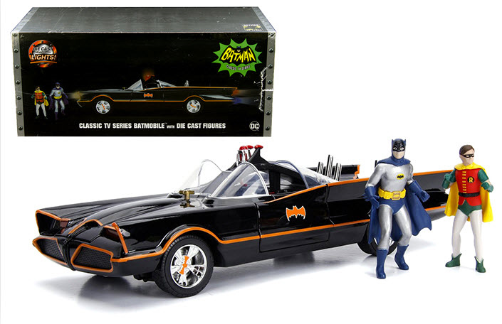 Batman 1966 Batmobile 1/18 Scale Replica with Lights and Figures Batman  1966 Batmobile 1/18 Scale Replica with Lights and Figures [18BJA04] -  $ : Monsters in Motion, Movie, TV Collectibles, Model Hobby Kits,  Action Figures, Monsters in Motion