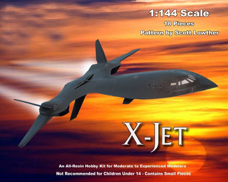 X-Jet from X-2 X-Men United 2003 1/144 Scale Model Kit - Click Image to Close