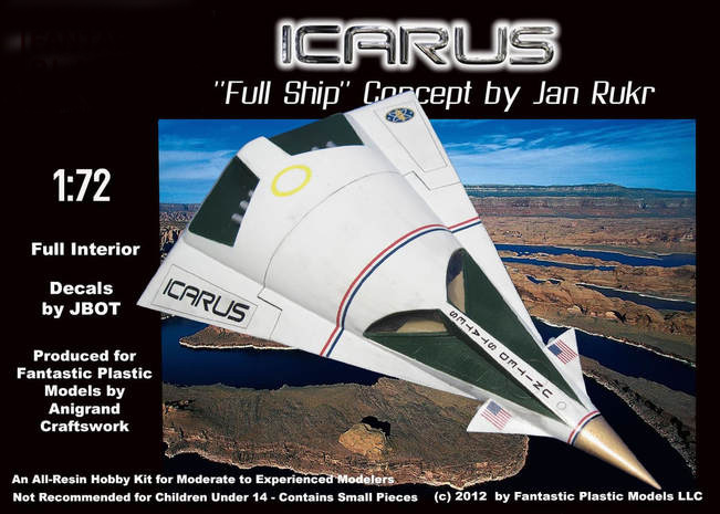 Icarus 1968 Full Ship 1/72 Scale Model Kit - Click Image to Close