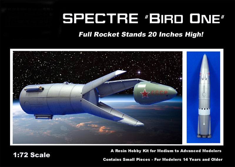 Spectre "Bird One" 1:72 Scale Model Kit 20" Tall - Click Image to Close