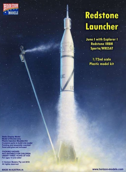 Redstone Launcher 1/72 Scale Model Kit by Horizon Models - Click Image to Close