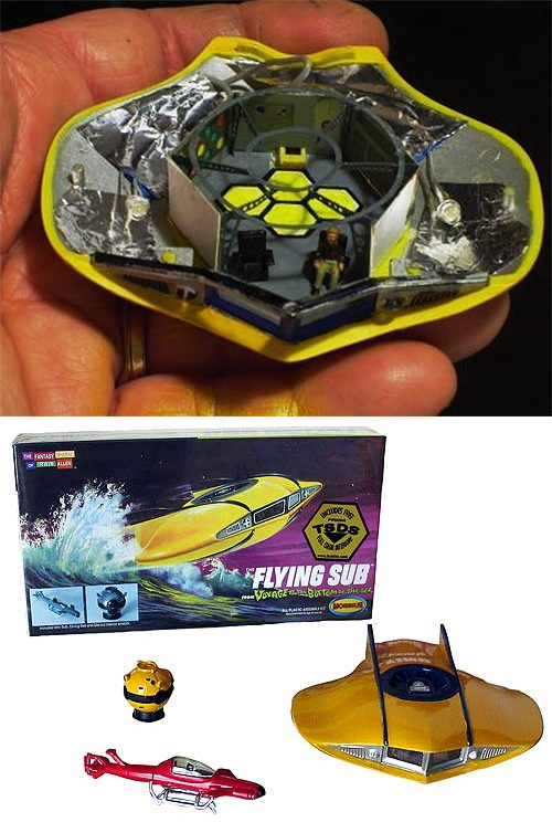 Voyage to the Bottom of the Sea Flying Sub 1/128 Scale Interior Photoetch Set - Click Image to Close