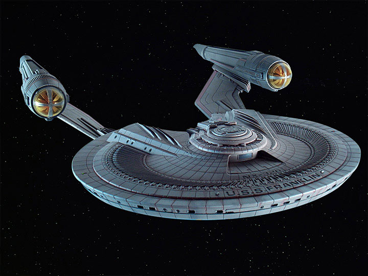 Star Trek Beyond U.S.S. Franklin 1/350 Scale Plastic Model Kit by Moebius - Click Image to Close
