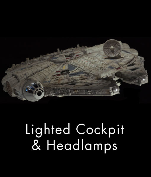 die cast metal millennium falcon