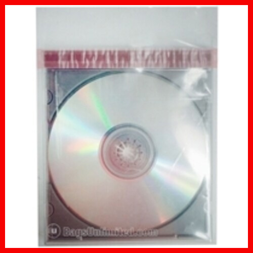 CD Clear Jewel Case Sleeve Resealable 100 Count - Click Image to Close