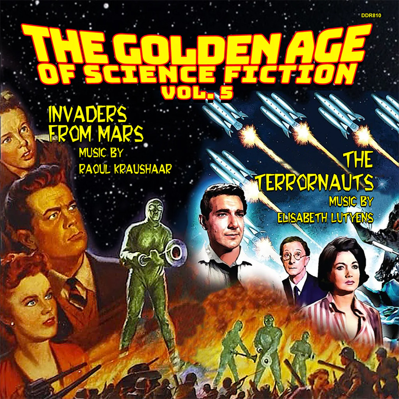 Golden Age of Science Fiction Vol. 5 Soundtrack CD Invaders From Mars / The Terrornauts - Click Image to Close