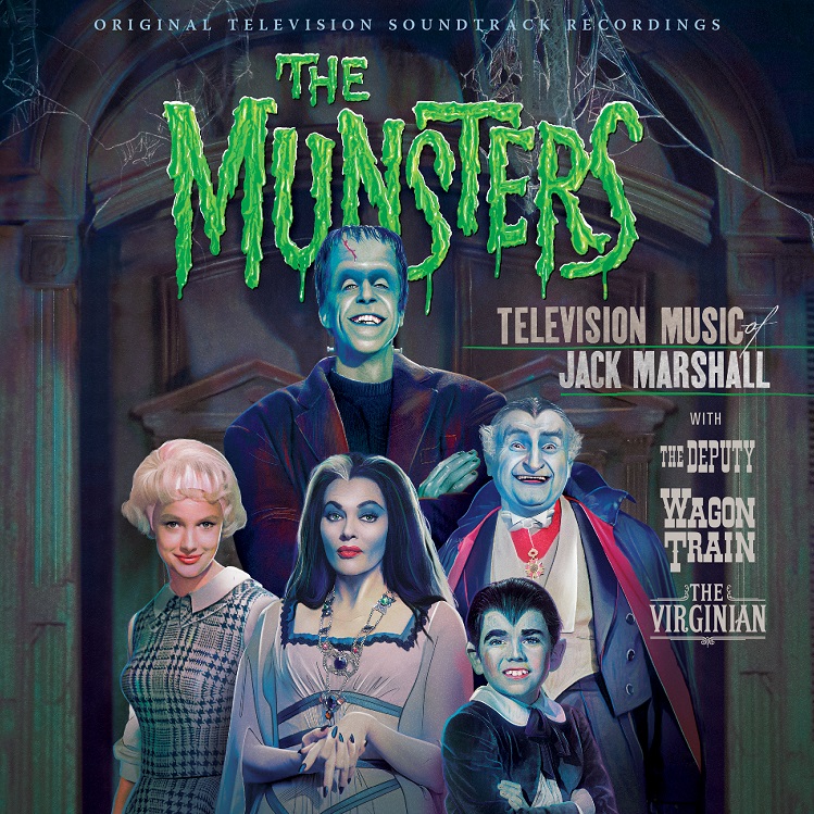 Munsters T.V. Music of Jack Marshall 2 CD Set with THE DEPUTY, WAGON TRAIN & THE VIRGINIAN: LIMITED EDITION - Click Image to Close