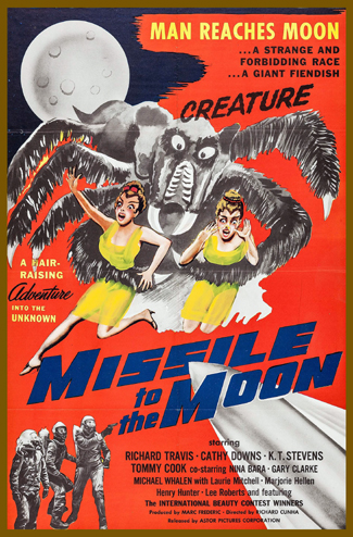 Missile to the Moon (1958) 35mm Anamorphic Widescreen Edition DVD - Click Image to Close