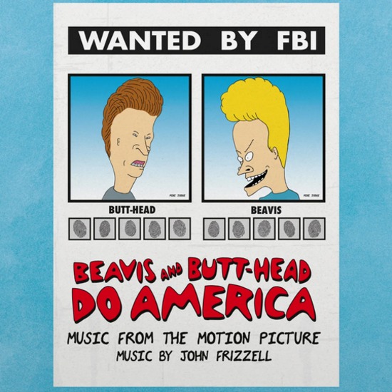 Beavis and Butt-head Do America Soundtrack Vinyl LP John Frizzell - Click Image to Close