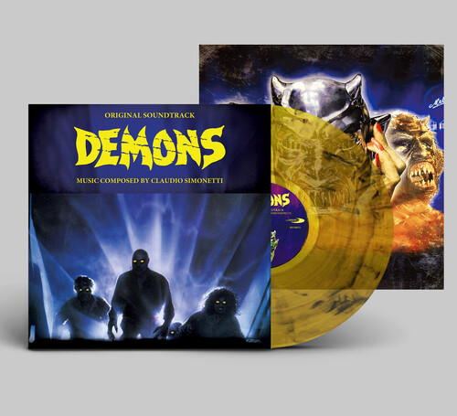 Demons 1985 Original Soundtrack Yellow Vinyl LP Claudio Simonetti - Click Image to Close