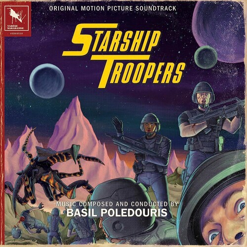 Starship Troopers (1997) Soundtrack 2xLP Vinyl Basil Poledouris - Click Image to Close