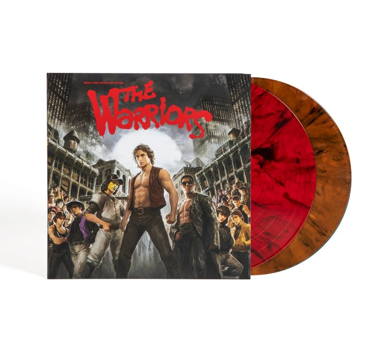 The Warriors Soundtrack Crimson & Leather Colored Vinyl 2xLP - Click Image to Close