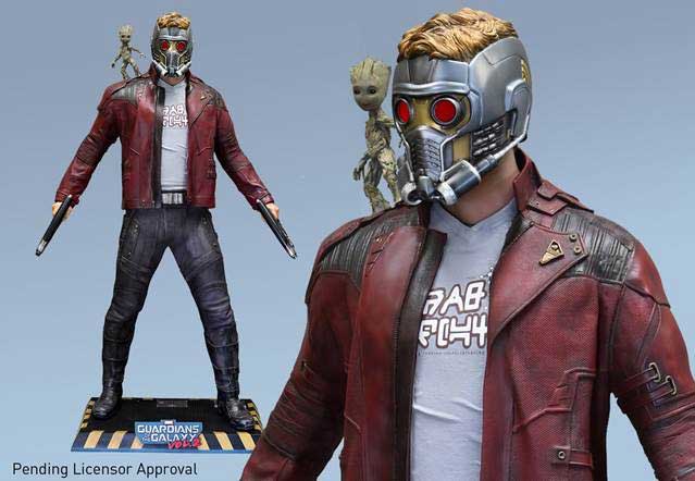 Guardians of the Galaxy Vol 2 Starlord & Baby Groot Life-Size