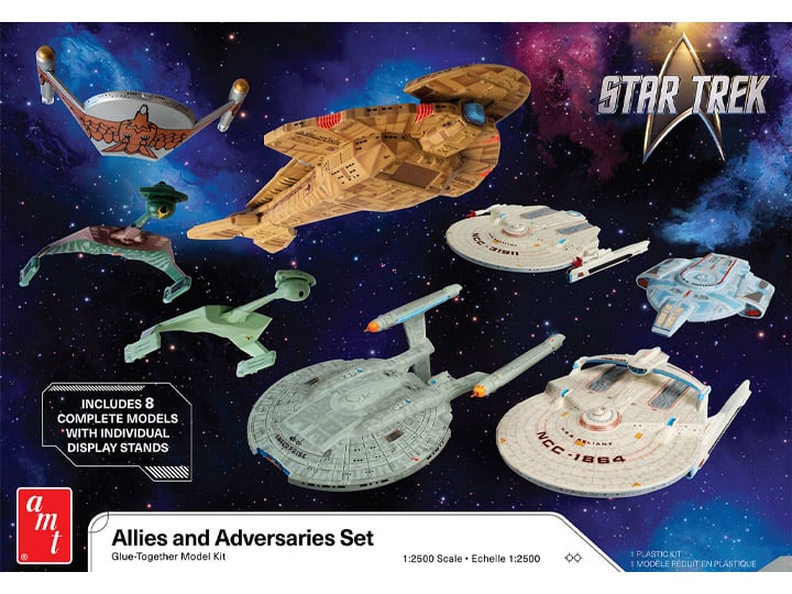 Star Trek Adversaries & Allies 1/2500 Scale Model Kit - Click Image to Close