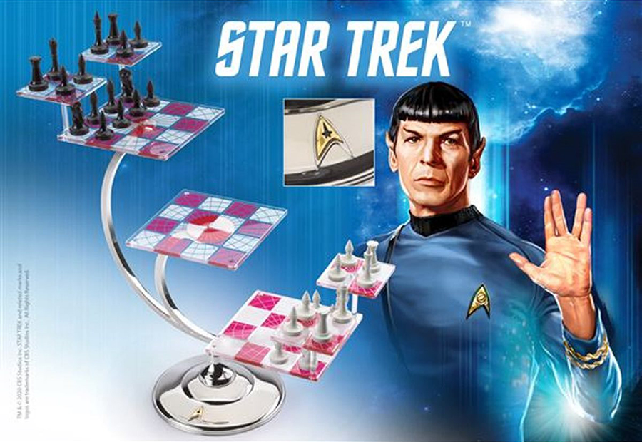 Star Trek Tridimensional Chess Set Prop Replica - Click Image to Close