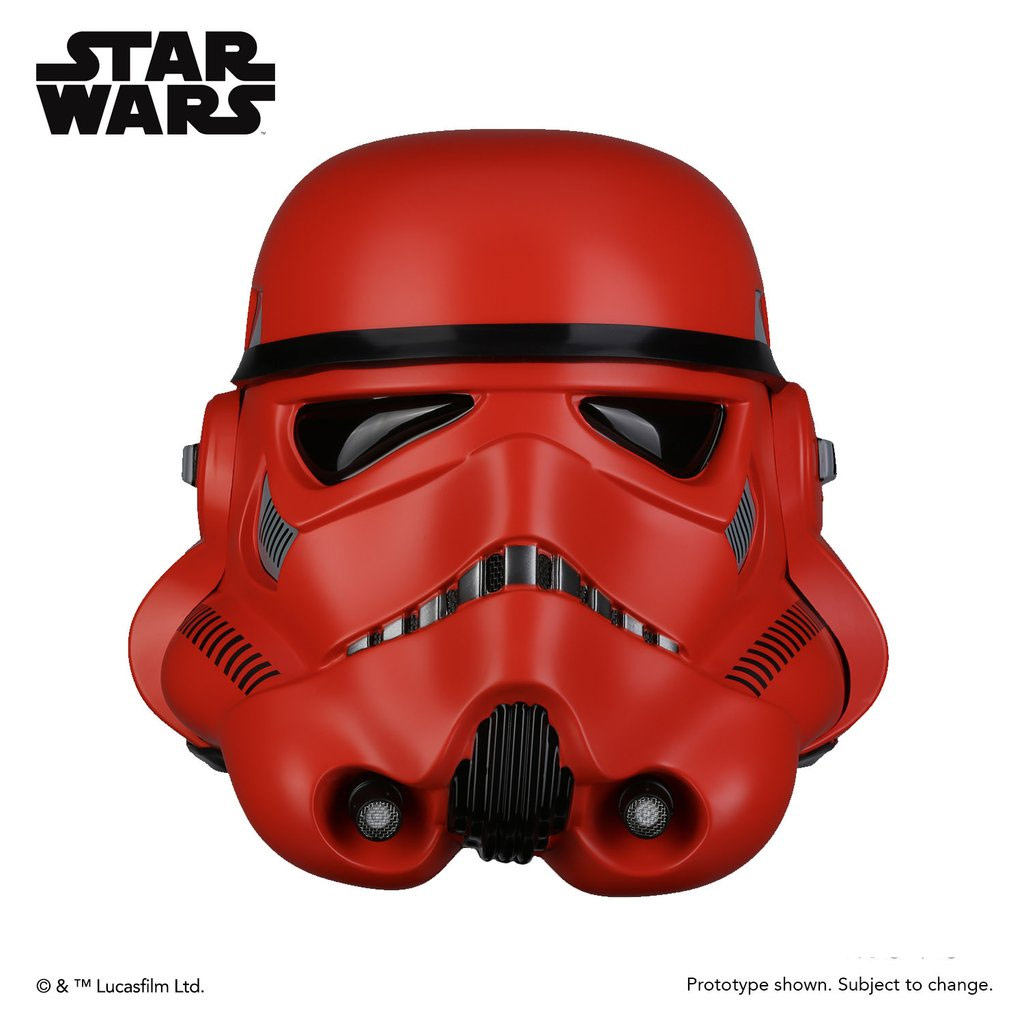 crimson stormtrooper helmet