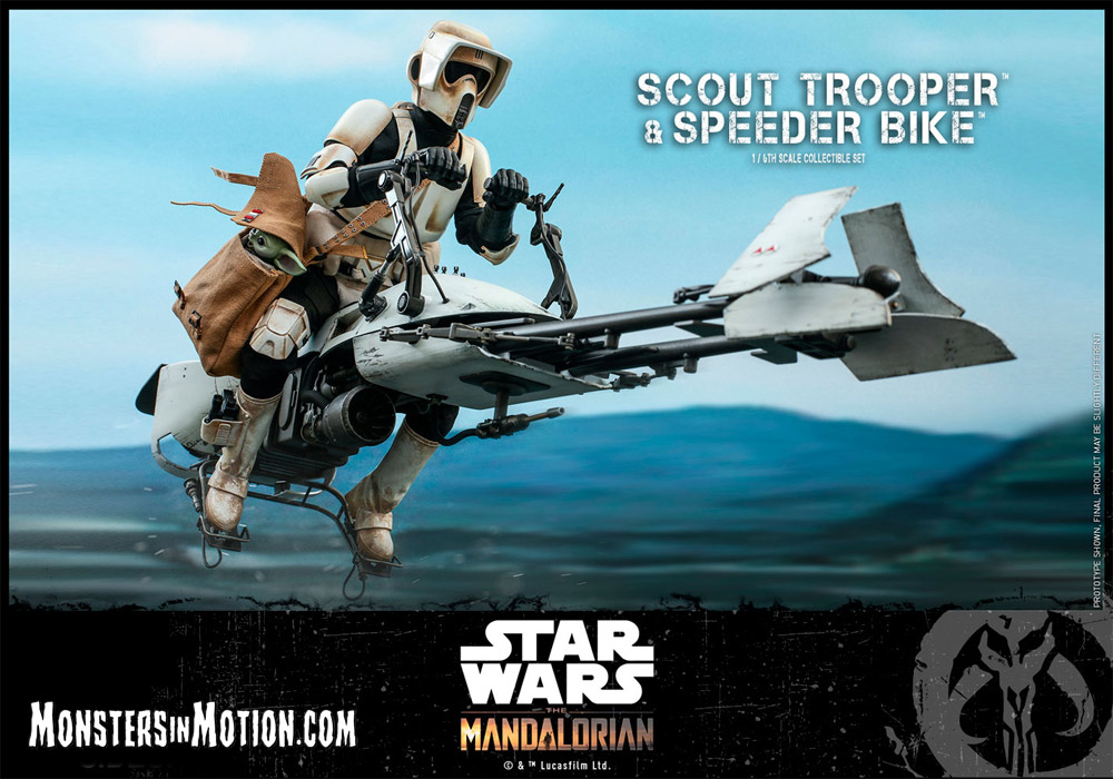 speeder bike stormtrooper mandalorian