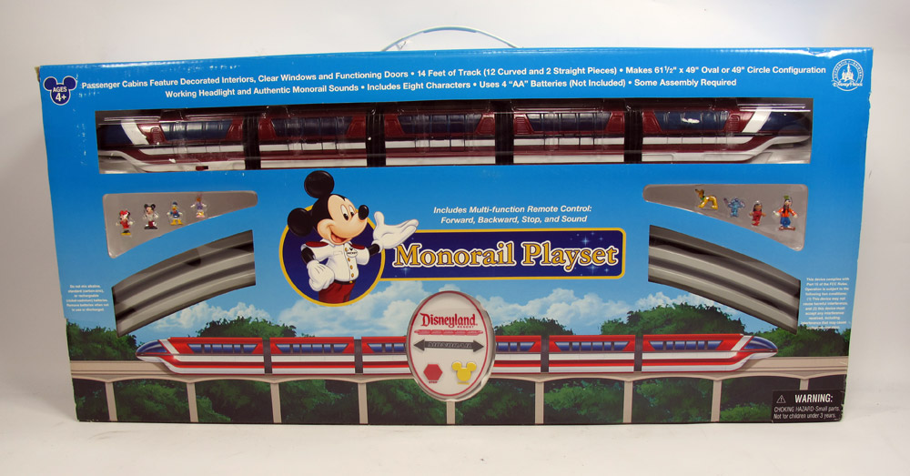 disneyland resort monorail playset