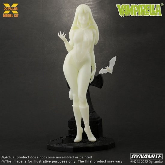 Vampirella Frightning Lightning 1/8 Scale Model Kit and RARE Store Display X-Plus Japan - Click Image to Close