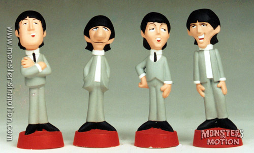 Beatles Fab Four Cartoon Characters 6" Tall Model Kit - Click Image to Close