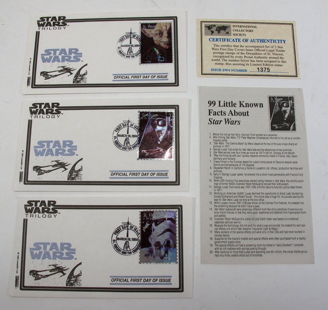 star wars stamp collecting kit