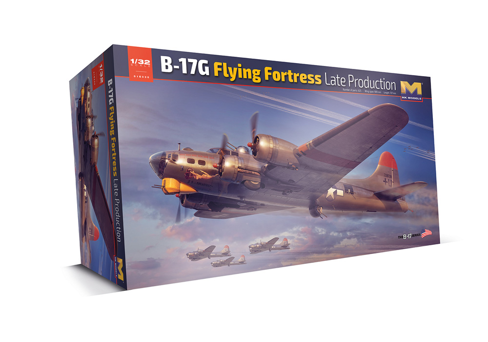 B-17G Flying Fortress Late Production 1/32 Scale Model Kit By HK Models ...