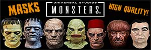 Universal Monsters MasksBbanner