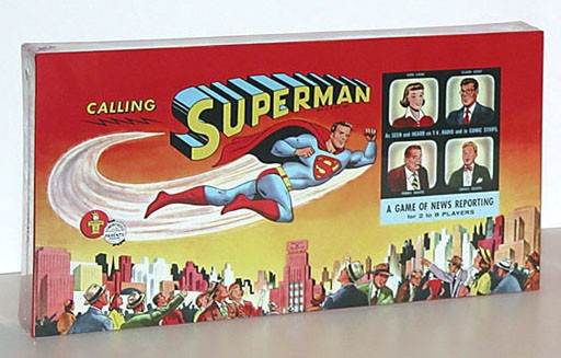 1954 Calling Superman Game Box Reproduction