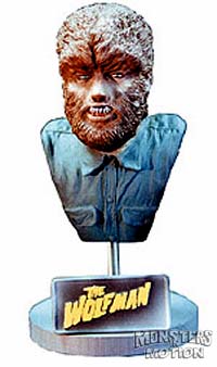 Wolfman Lon Chaney Jr Bust Model Hobby Kit