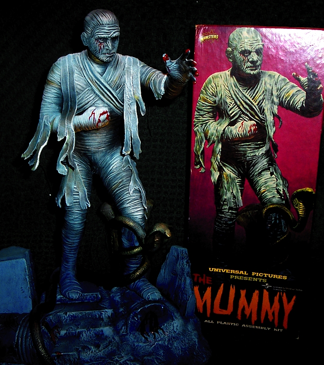 Mummy Aurora Box Art Tribute Model Kit #7 Jeff Yagher Mummy Aurora