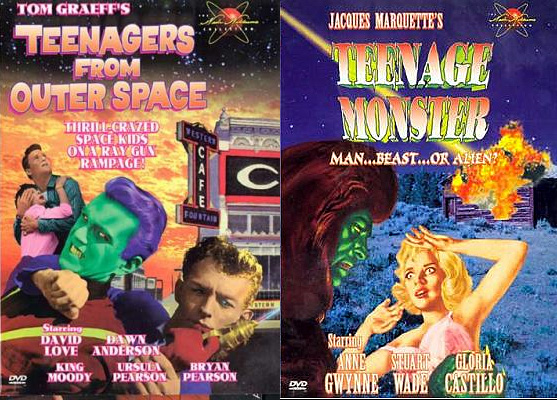 Teenage Monster / Teenagers From Outer Space DVD 2 Pak - Click Image to Close