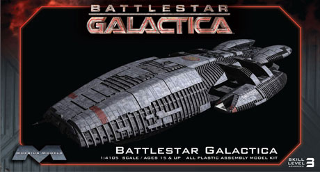 Battlestar Galactica 2003 Galactica Model Photoetch & Decal Set for Moebius - Click Image to Close
