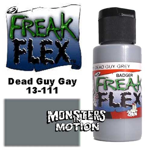 Freak Flex Dead Guy Gray Paint 1 Ounce Flip Top Bottle - Click Image to Close