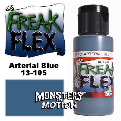 Freak Flex Arterial Blue Paint 1 Ounce Flip Top Bottle - Click Image to Close