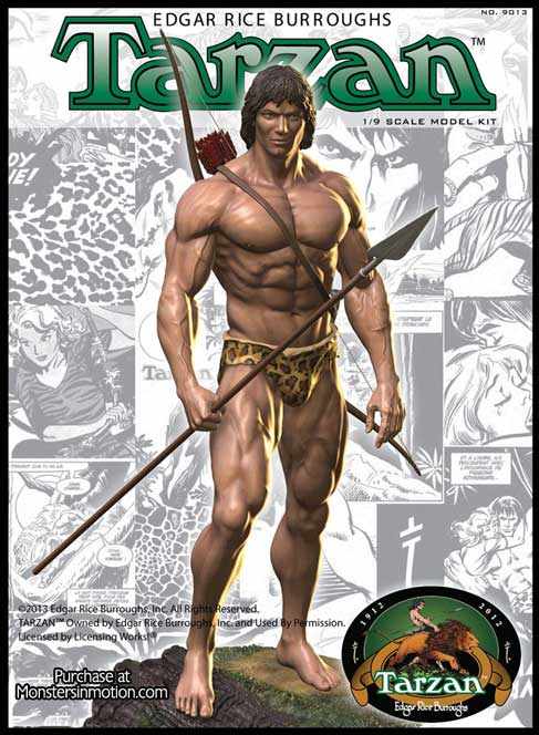 Tarzan 1:9 PVC Model Kit - Click Image to Close