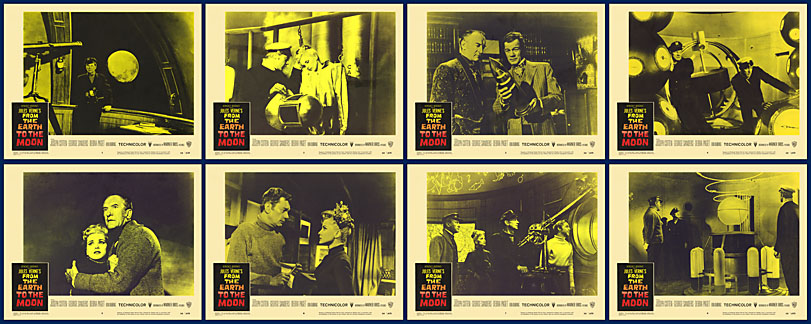 From The Earth To The Moon - 1958 - Lobby Card Set - Click Image to Close